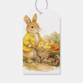 Happy Easter Bunny Rabbit Baby Shower Cadeaulabel (Achterkant)