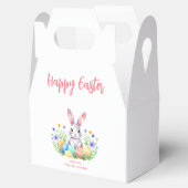 Happy Easter Bunny Rabbit Bedankdoosjes (Geopend)