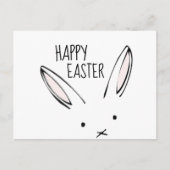 Happy Easter Bunny Rabbit Briefkaart (Voorkant)