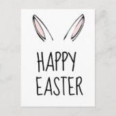 Happy Easter Bunny Rabbit Briefkaart (Voorkant)