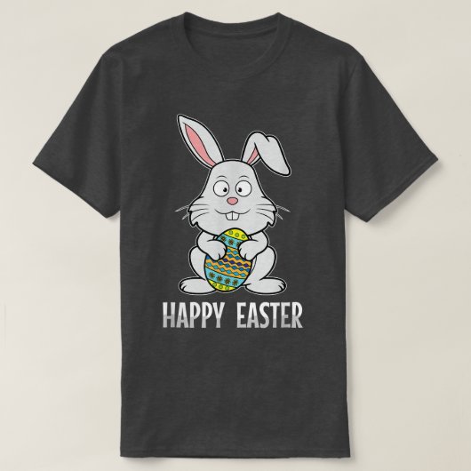 Happy Easter Bunny Rabbit Egg Hunt Christian Holid T-shirt (Design voorkant)
