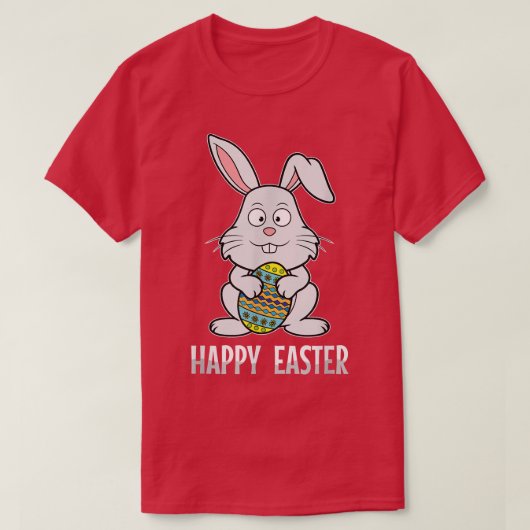 Happy Easter Bunny Rabbit Egg Hunt Christian Holid T-shirt (Design voorkant)