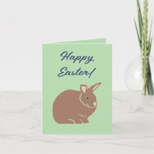 Happy Easter Bunny Rabbit Feestdagen Kaart