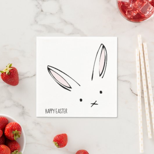 Happy Easter Bunny Rabbit Party servetten (Insitu)