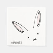 Happy Easter Bunny Rabbit Party servetten (Voorkant)