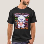 Happy Easter Bunny Rainbow Rabbit Easter Egg Hunt T-shirt (Voorkant)