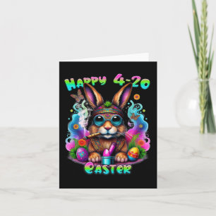 Happy Easter Bunny Roken Wiet Grappig Kaart