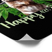 Happy Easter Bunny Roken Wiet Grappig Poster (Hoek)