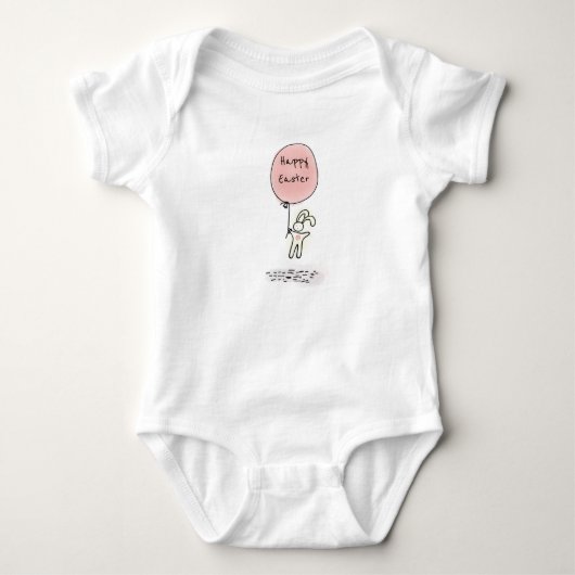 Happy Easter Bunny Romper (Voorkant)