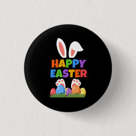 Happy Easter Bunny  Ronde Button 3,2 Cm