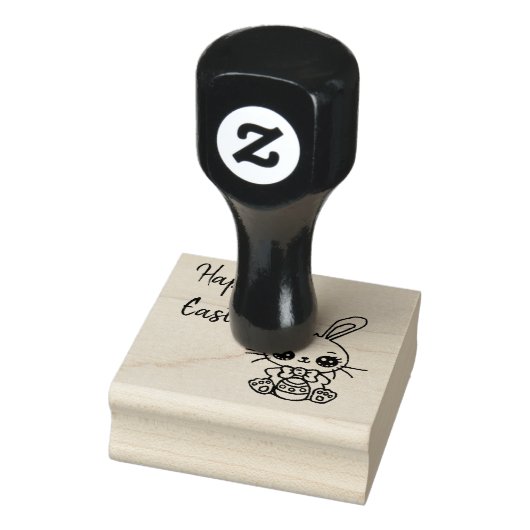 Happy Easter Bunny Rubberstempel (Stempel)
