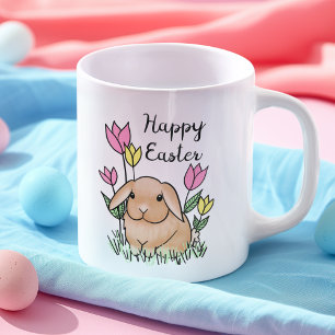 Happy Easter Bunny Schattige Spring Koffiemok