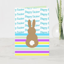 Happy Easter Bunny Silhouette
