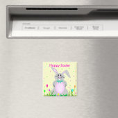 Happy Easter Bunny sjabloon magnet (Insitu (Vaatwasser))