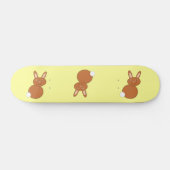 Happy Easter Bunny Skateboard (Horizontaal)