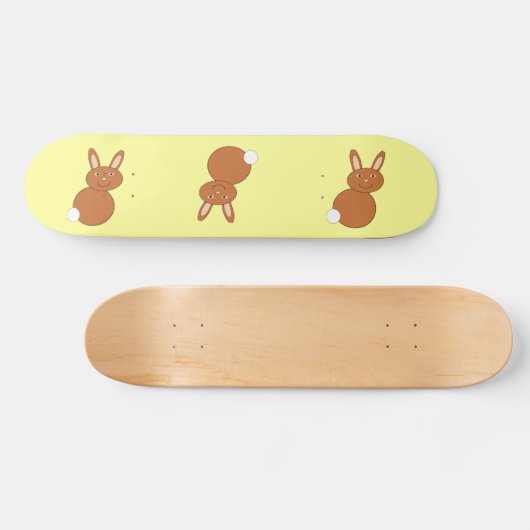 Happy Easter Bunny Skateboard (Horizontaal)