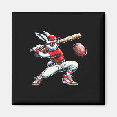 Happy Easter Bunny Spelen Verkopen Easter Sport Ki Magneet (Voorkant)