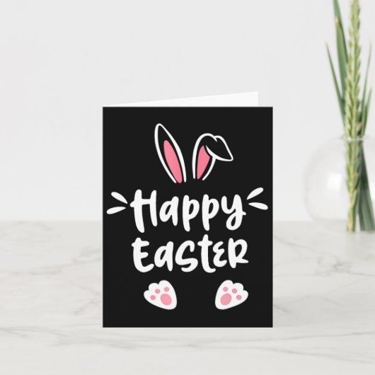 Happy Easter Bunny Spring Easter Egg Easter Mannen Kaart (Voorkant)