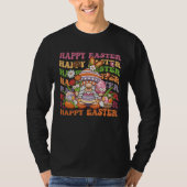 Happy Easter Bunny Spring Gnome  Easter Egg Huntin T-shirt (Voorkant)