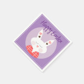 Happy Easter Bunny Standaard Cocktail Papier Serve Servetten (Hoek)