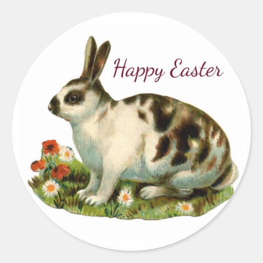  Happy Easter Bunny Sticker (Voorkant)