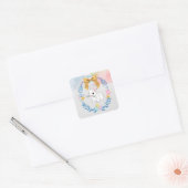 Happy Easter, Bunny Sticker (Envelop)