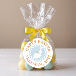 Happy Easter Bunny Sticker – aangepaste familienaa