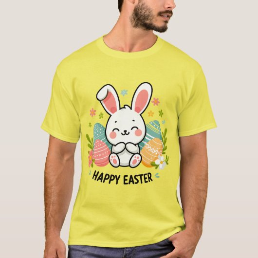 Happy Easter Bunny T-shirt (Voorkant)