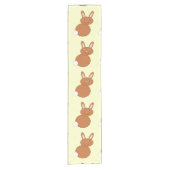 Happy Easter Bunny Table Runner Korte Tafelloper (Voorkant)