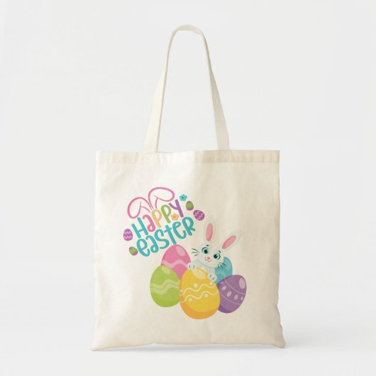 Happy Easter Bunny Tote Bag (Voorkant)