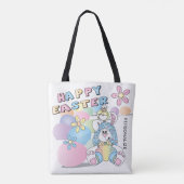 Happy Easter Bunny Tote Bag (Achterkant)