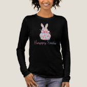 Happy Easter Bunny Tri-Blend Shirt (Voorkant)