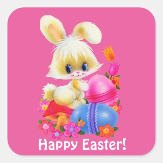 Happy Easter Bunny Vakantie sticker (Voorkant)