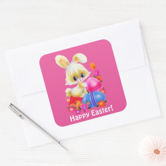 Happy Easter Bunny Vakantie sticker (Envelop)