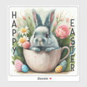 Happy Easter Bunny - Vinyl Sticker (Vel)