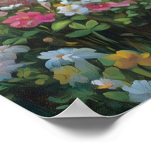 Happy Easter Bunny Wall Art Poster (Hoek)