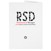 Happy Easter Bunny Wenskaart (Achterkant)