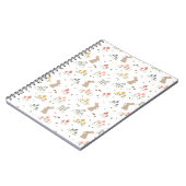 Happy Easter Bunny Wildflowers Schattigee Kinder S Notitieboek (Linkerzijde)