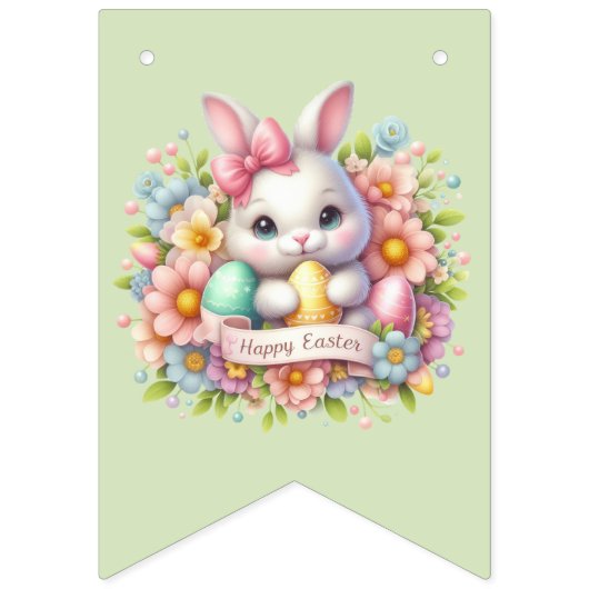 Happy Easter bunting banner (Tweede vlag)