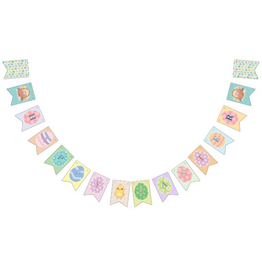 Happy Easter bunting banner (Alle)