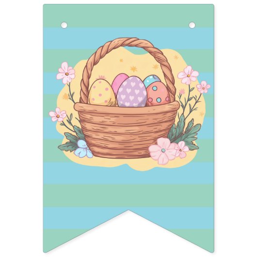 Happy Easter bunting banner (Tweede vlag)