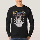 Happy Easter Busy Easter Bunny T-shirt (Voorkant)