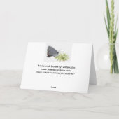 Happy Easter Butterfly Waterverf Schilderij Feestdagen Kaart (Achterkant)