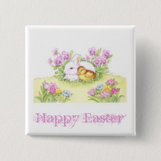 Happy Easter Button (Voorkant)