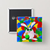 Happy Easter Button (Voorkant /achterkant)