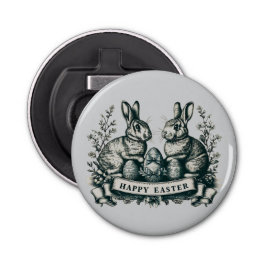 Happy Easter Button Flesopener