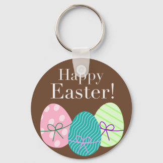 Happy Easter Button Sleutelhanger
