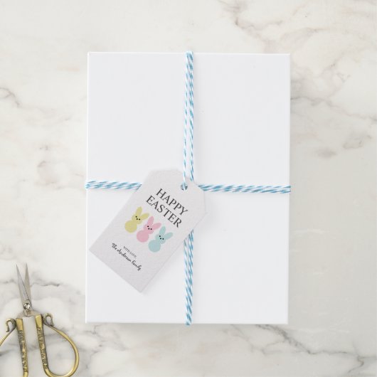 Happy Easter Cadeaulabel (Met Touw)