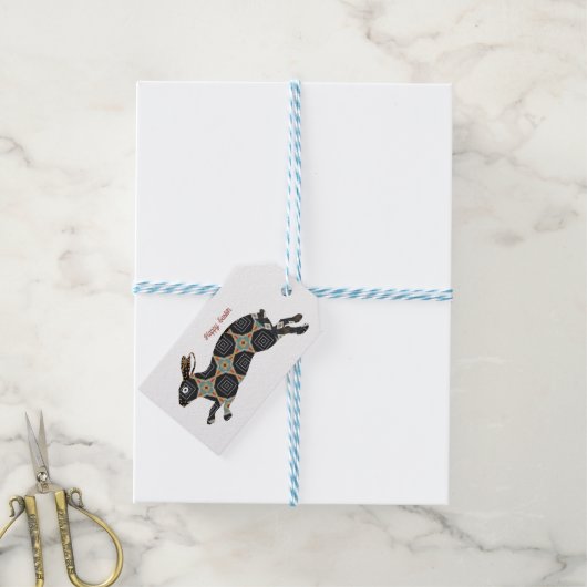 Happy Easter Cadeaulabel (Met Touw)