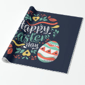 Happy Easter Cadeaupapier (Uitgerold)